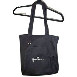 Hallmark Black Canvas Tote Craft bag Gifts for Her
